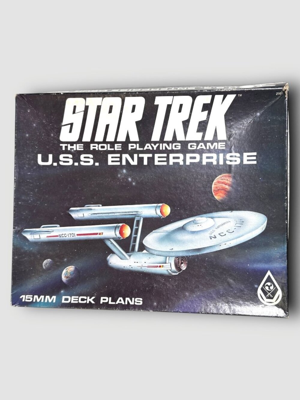 Star Trek U.S.S. Enterprise 15MM Deck Plans Role Playing Game Blueprints